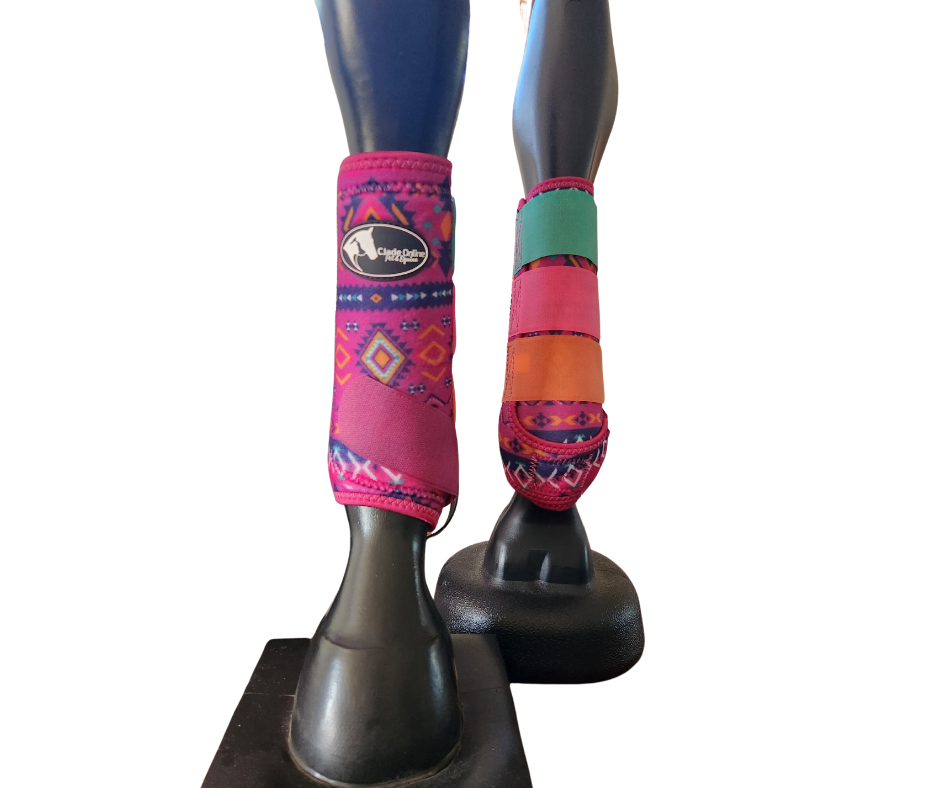 LIMITED EDITION Aztec Pink Horse Sport Boots