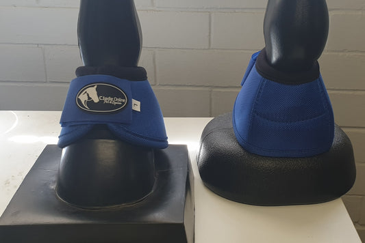 Royal Blue Ballistic No-Turn Bell Boots