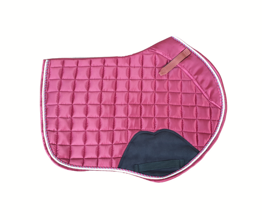 Burgundy Deluxe Satin Jump Pad.